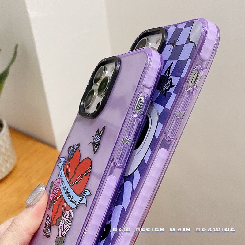 Ốp điện thoại dẻo trong suốt họa tiết thời trang cho IPHONE 13 12 11 PRO MAX XR IX XS MAX I6 6S 7 8 PLUS