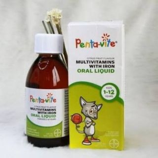 VITAMIN TỔNG HỢP PENTAVITE 200ML CHO BÉ 1-12 TUỔI - HÀNH ÚC XÁCH TAY