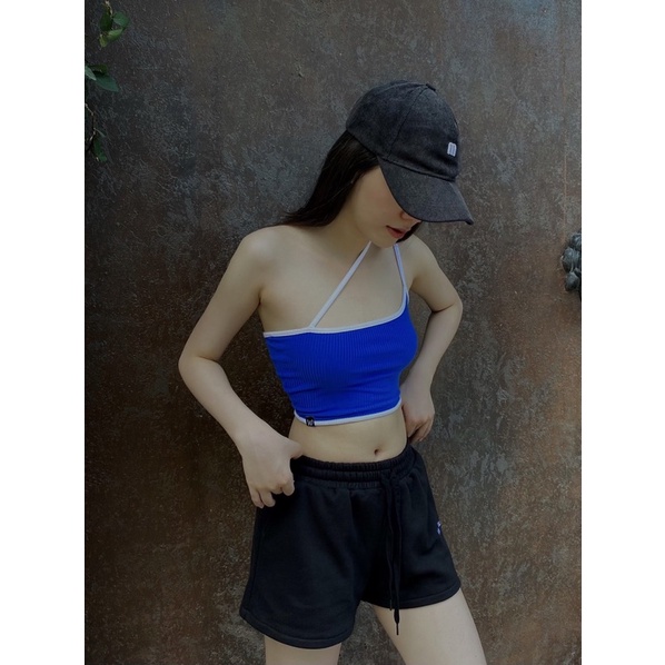 Áo croptop dây chéo vai Jenni Top