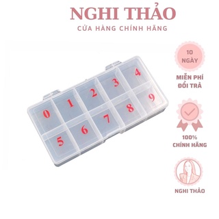 Hộp đựng móng giả , hộp nhựa đựng nail