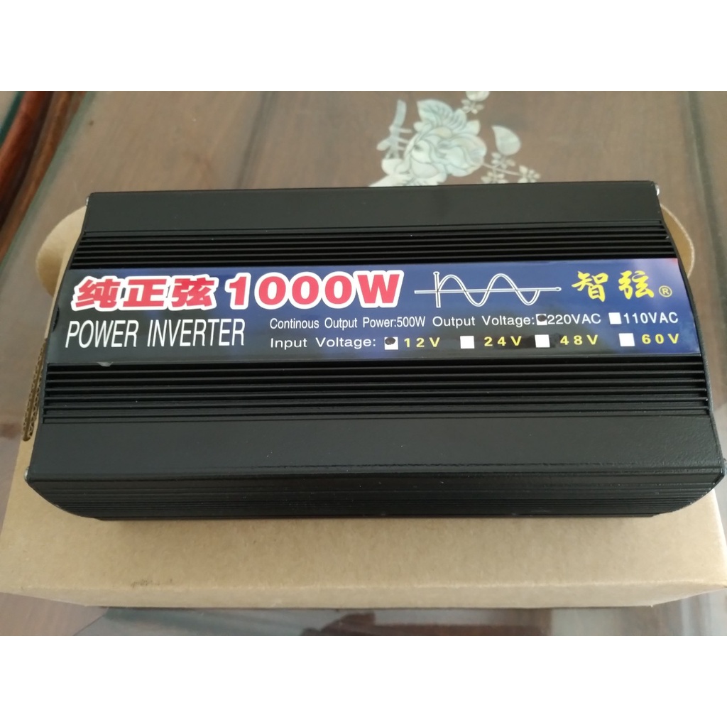 Bộ kich điện 12v lên 220v sin chuẩn 1000w