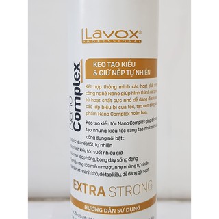 Keo Xịt Tóc Lavox Nano Complex 420ml
