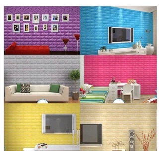 Giấy dán tường cách âm 3d 