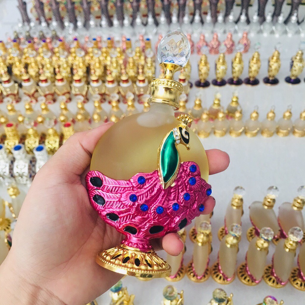 Nước hoa dubai mẫu con công 15ml đủ tất cả mùi lưu hương 6 -8 tiếng dành cho học sinh , nhân viên văn phòng, sinh viên