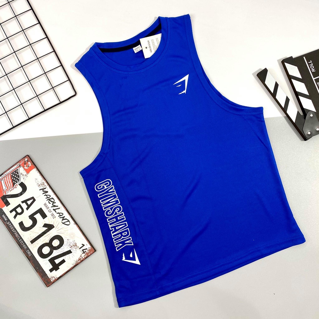 Áo Ba Lỗ Thể Nam Thể Thao Hàng Đẹp - Áo Thun Tập GYM Nam SHARK