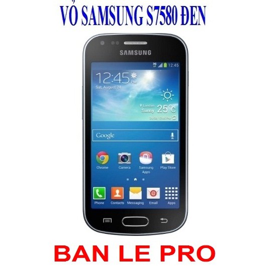 VỎ SAMSUNG S7580 MÀU ĐEN