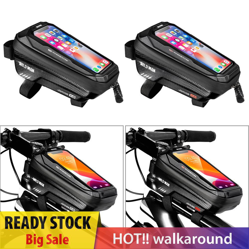 Túi Đựng Đồ Vỏ Cứng Chống Thấm Nước Gắn Khung Xe Đạp Leo Núi Ốp