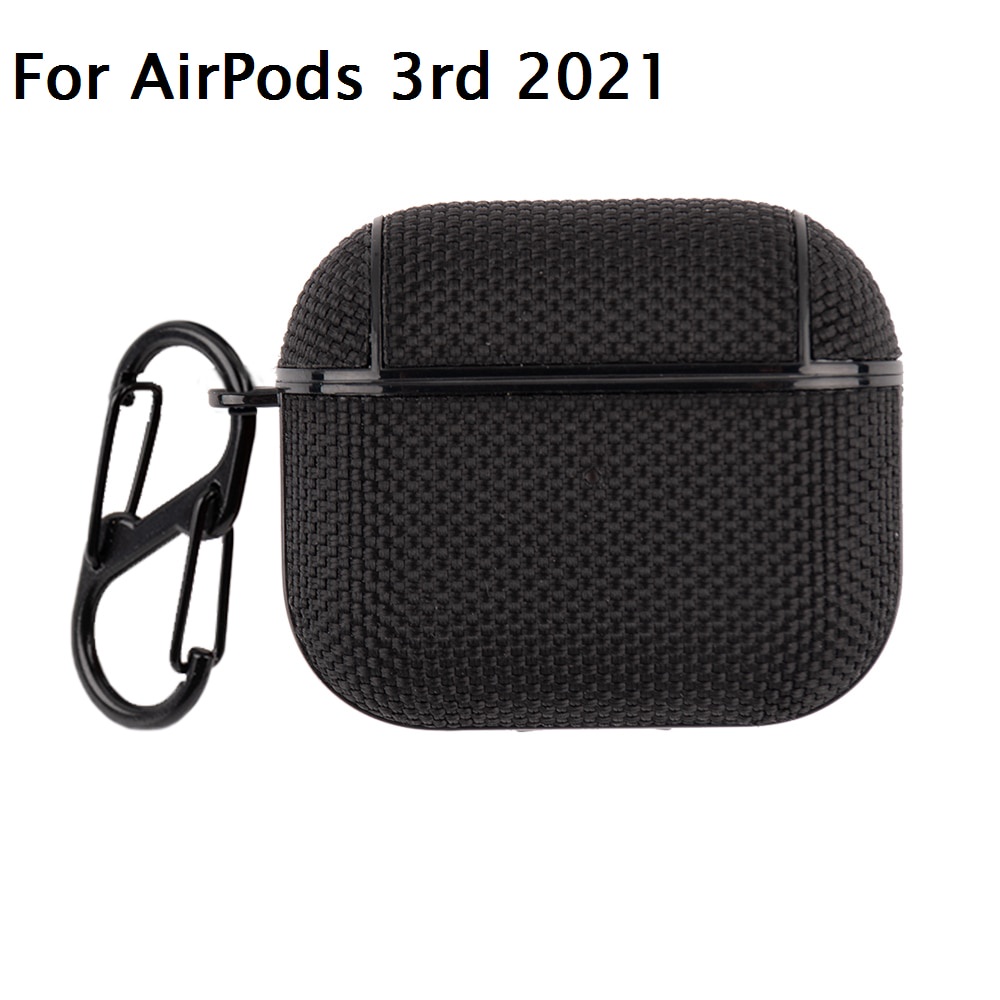 Vỏ bằng nilon chống sốc bảo vệ hộp sạc tai nghe apple airpods 3 3 pro 1 2 air pods 3 2021