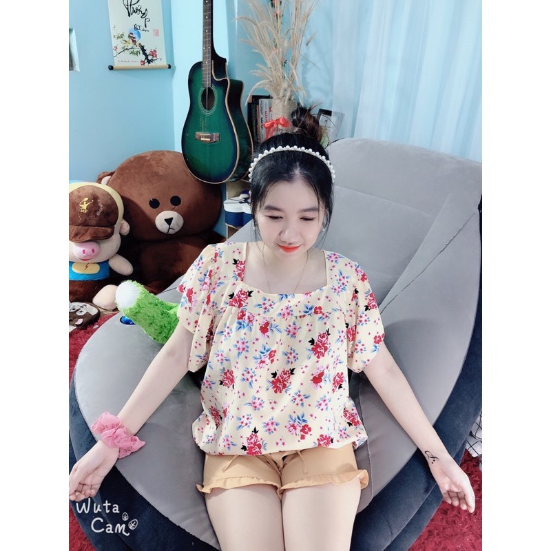 ❤️RẺ VÔ ĐỊCH❤️ Đồ ngủ mặc nhà, sét bộ đùi cánh tiên[ảnh+video thật] | BigBuy360 - bigbuy360.vn