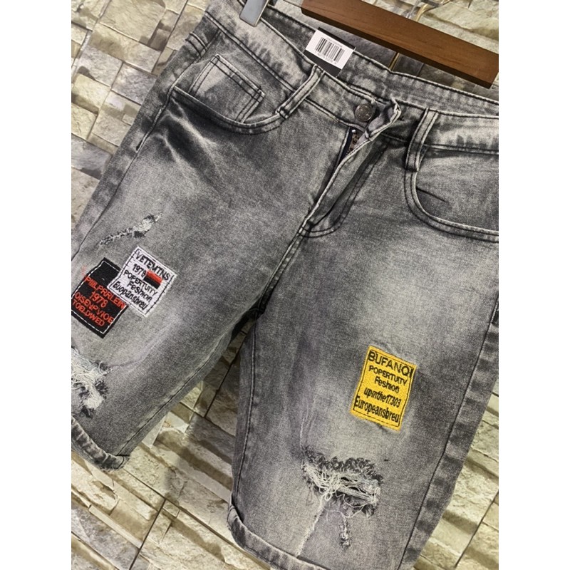 Quần Short Nam DT207XM - Short jean nam Chất Bò Cao Cấp Chất Vải Jean Coton Co Dãn Hàng Xuất Shop FRom Chuẩn Cực Đẹp
