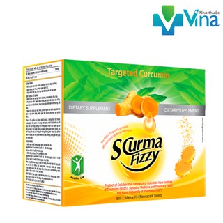 Scurma Fizzy Viên Sủi Nghệ Nano Curcumin Hướng Đích