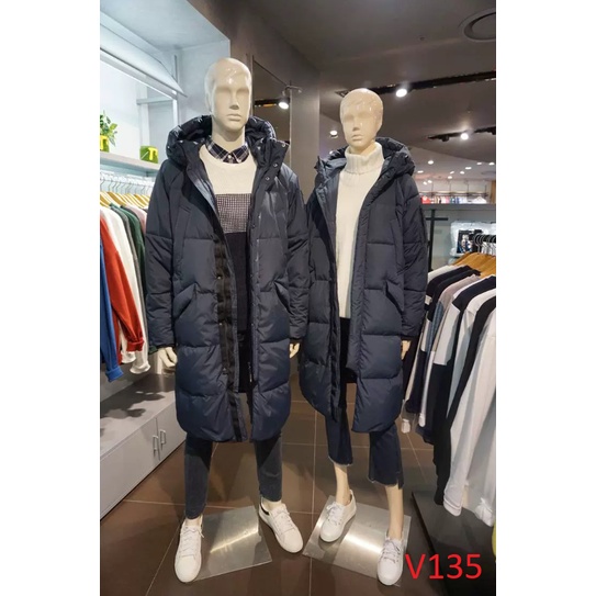 Áo phao dáng dài Xuất Hàn Quốc hiệu HUM Chính Hãng , chuẩn Store