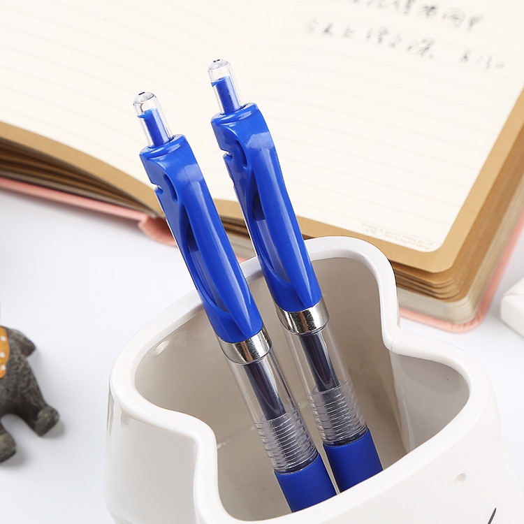 Bút bi nước mực gel ngòi 0.5mm LIZAMO bút ký tên 3 màu xanh đen đỏ mực đều màu đẹp B146