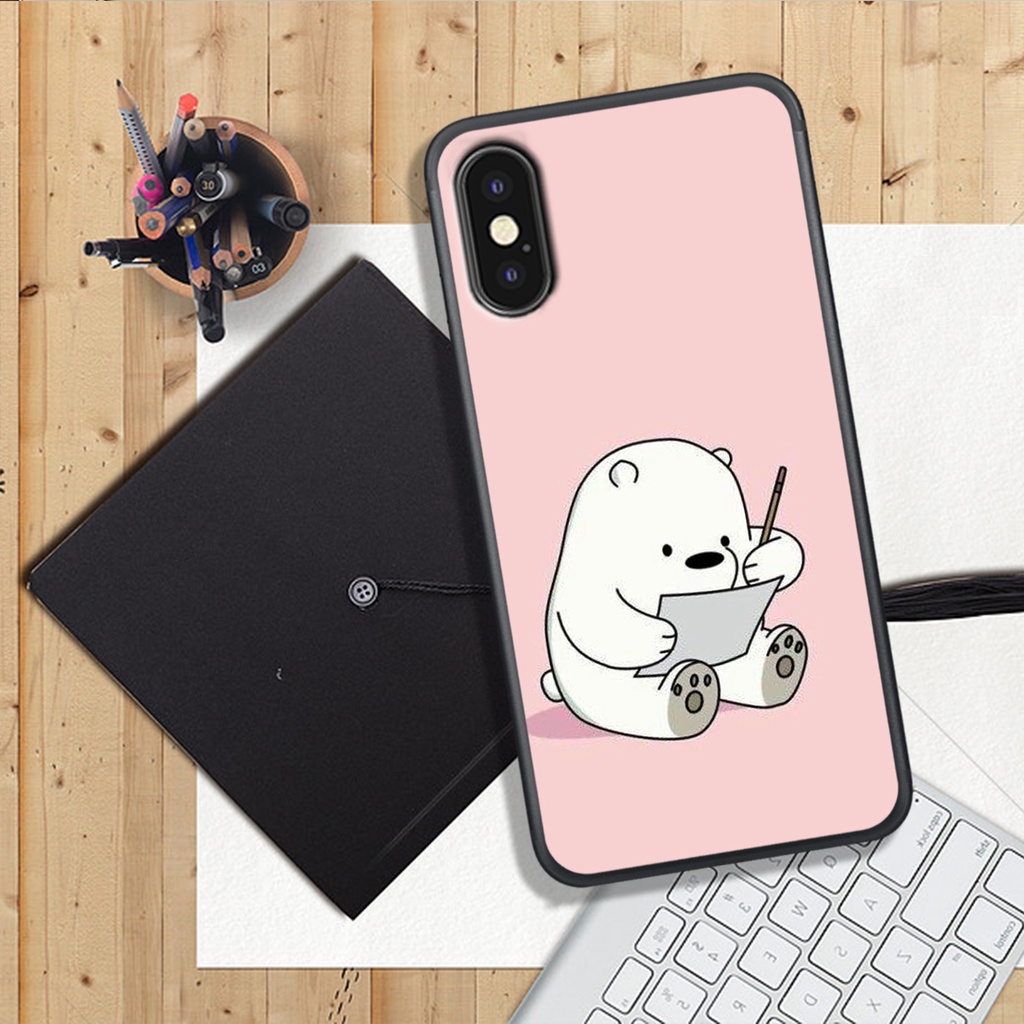ỐP LƯNG IPHONE X/SX/XR/XSMAX, IN HÌNH GẤU HAPPY, MANG LẠI NHIỀU NIỀM VUI.
