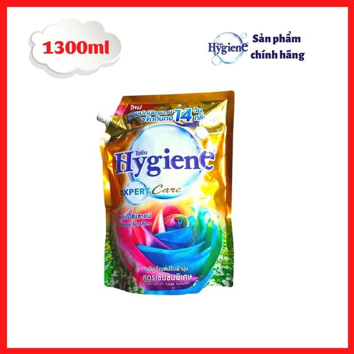 Nước xả vải đậm đặc Hygiene 1300ml/túi - Nước xả vải được ưa chuộng tại Thái Lan - Tomchuakids
