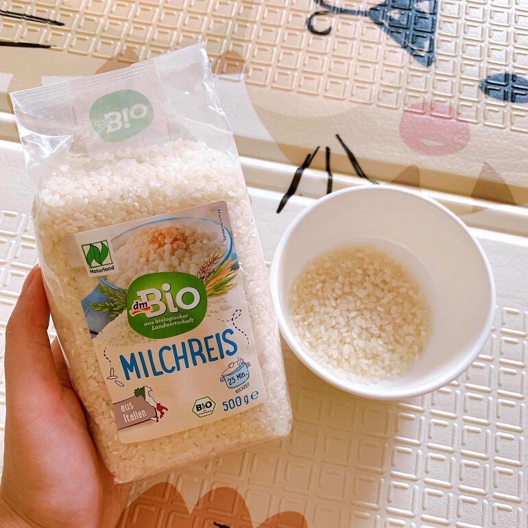 Gạo sữa hữu cơ Bio Milchreis cho bé ăn dặm gói 500g (Đức)