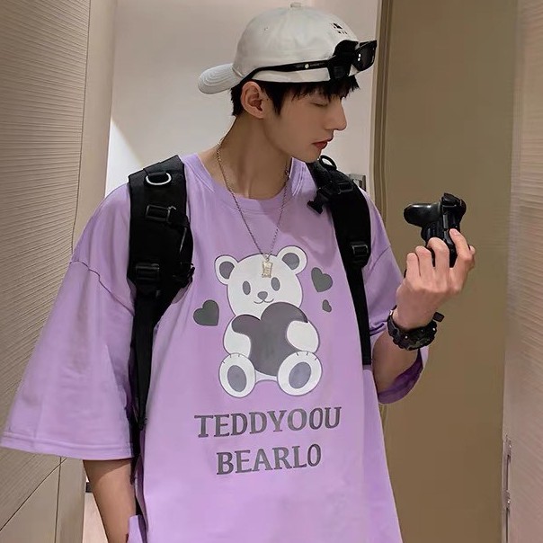 Áo thun form rộng unisex, áo phông tay lỡ
