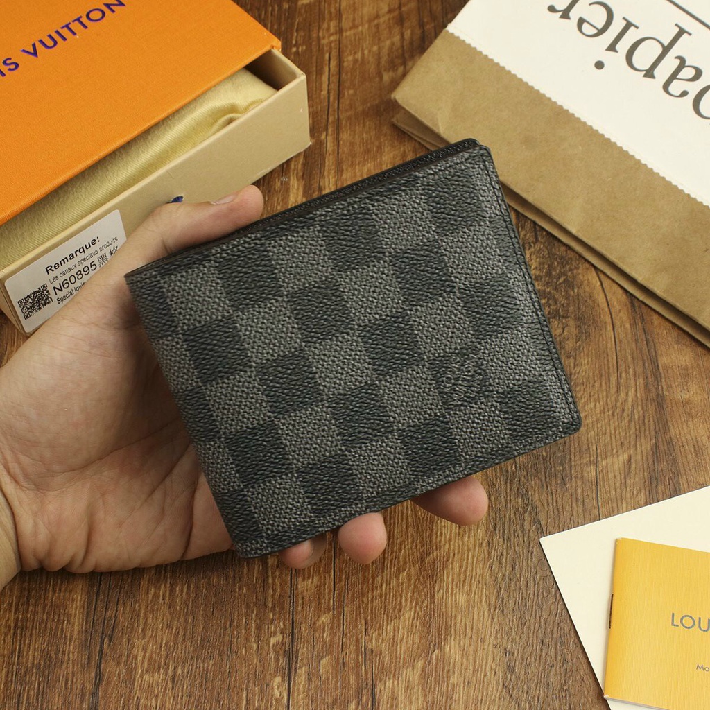 Ví nam cao cấp ⚡️FreeShip⚡️ Ví nam LV đẹp nhỏ gọn