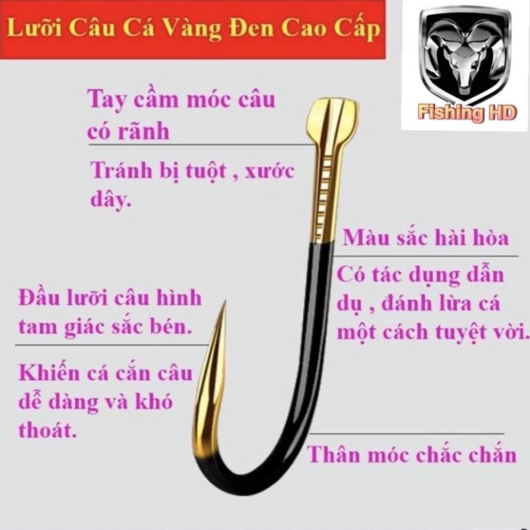 Lưỡi Câu Cá Nhật Bản JC Seiko Lưỡi Câu Cá Có Ngạnh Siêu Bén Siêu Bền Cao Cấp LC11 đồ câu FISHING_HD