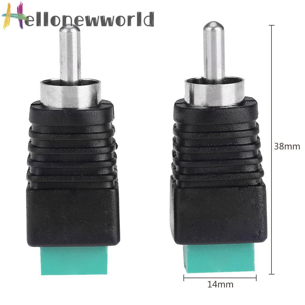 Bộ 2 Đầu Nối Dây Cáp Âm Thanh Rca