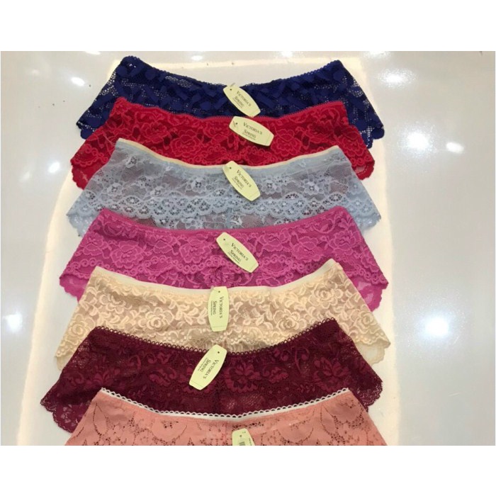 COMBO 5 Quần Lót Nữ Ren Sexy thiết kế họa tiết ren xuyên thấu siêu gợi cảm quyến rũ mã LOTNU20