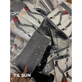 Quần tất lưới đính đá