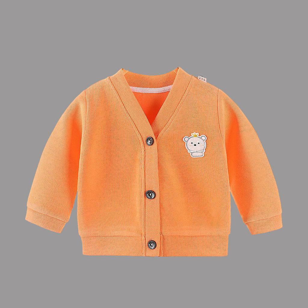 Áo Khoác Cardigan Dệt Kim Thời Trang Mùa Thu Cho Bé