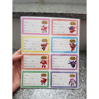 Nhãn vở, set 40 nhãn