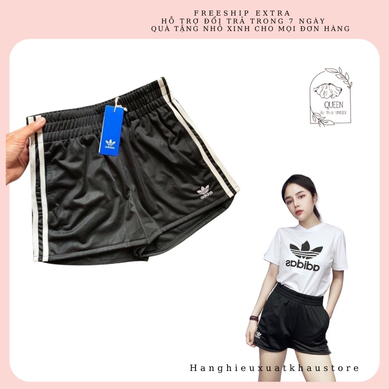 Quần sooc Adidas nữ 3 sọc full tagcode cambodia nhiều màu