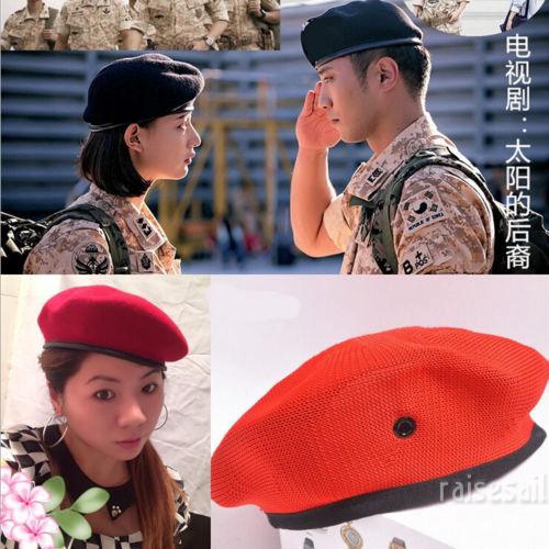 Mũ beret phong cách quân đội cho nam và nữ
