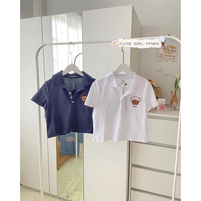 ST620 Polo Crop Top NAUGHTY BEAR Thương hiệu NARIELE