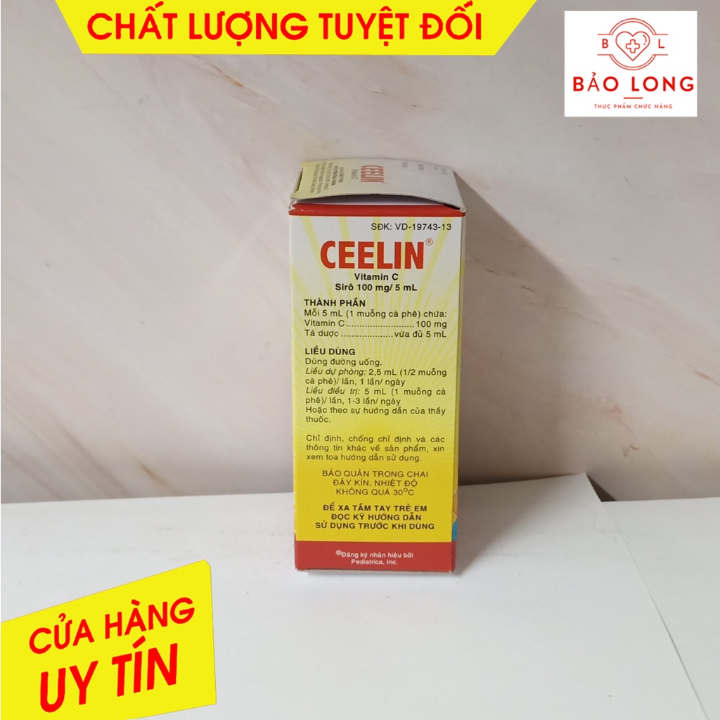 Siro bổ sung Vitamin C cho trẻ em Ceelin