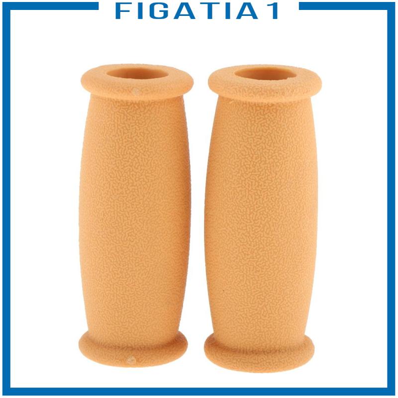 1 Cặp Vỏ Bọc Tay Cầm Bằng Cao Su Màu Vàng Thoải Mái