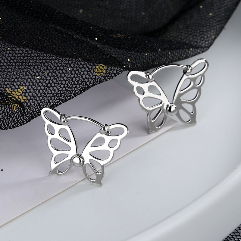 Bông tai nữ hàn quốc, khuyên tai hình cánh bướm BUTTERFLY