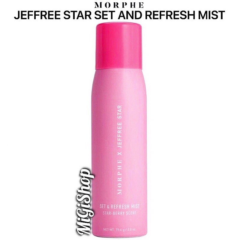 [Hàng Mỹ] Xịt Khoáng Trang Điểm Morphe Jeffree Star Set And Refresh Mist 79,4g