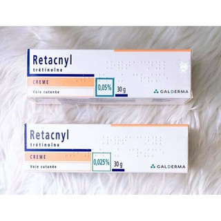 [Dùng thử] Kem Tretinoin Retacnyl giúp giảm mụn, chống lão hoá (0.025% và 0.05%)