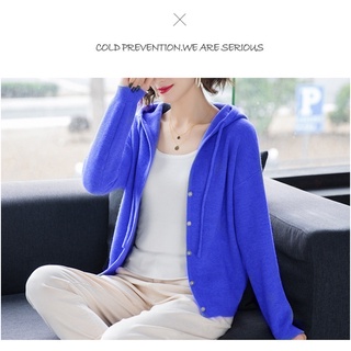 Áo khoác len nữ có nón QUẢNG CHÂU LS_A473