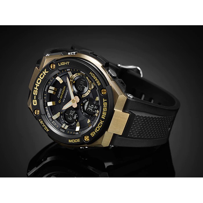 Đồng Hồ Casio Nam Dây Nhựa GSHOCK GST-S100G-1ADR Chính Hãng