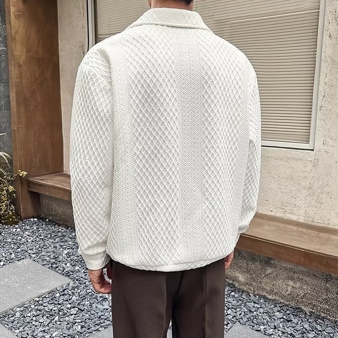 Áo Sơ Mi Nam Dài Tay Họa Tiết Chấm Bi Thời Trang Simple áo kiểu Nam bigsize Fashion ins áo nam đẹp from rộng Hàn Quốc áo sơ mi nam dài tay