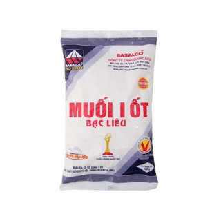 Muối Iot cao cấp Muối Bạc Liêu gói 500gr