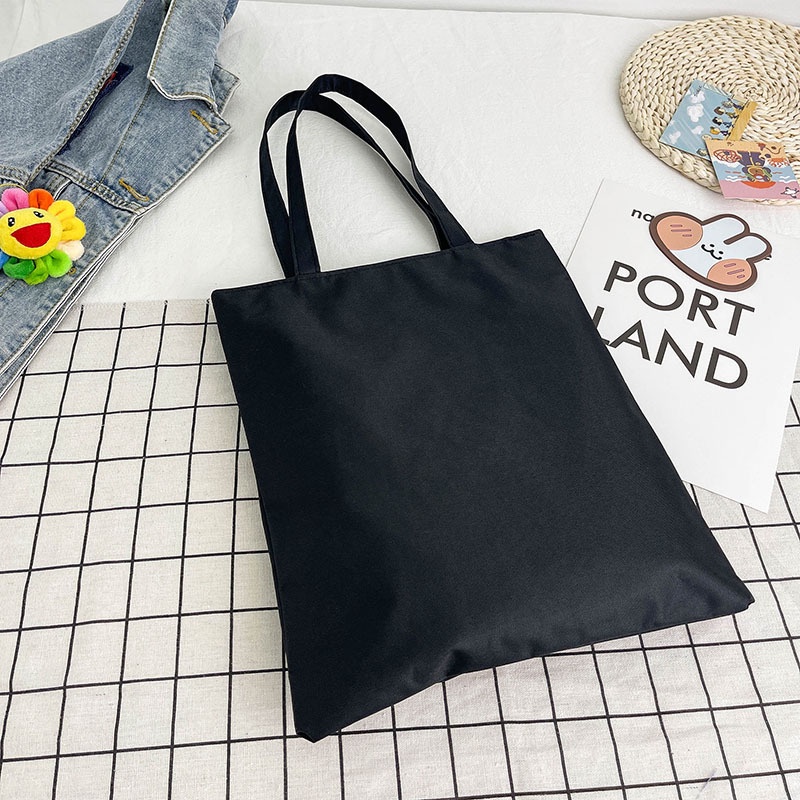 Túi Xách Canvas Cỡ Lớn In Họa Tiết Hoạt Hình Nhật Bản Thời Trang Cho Nữ