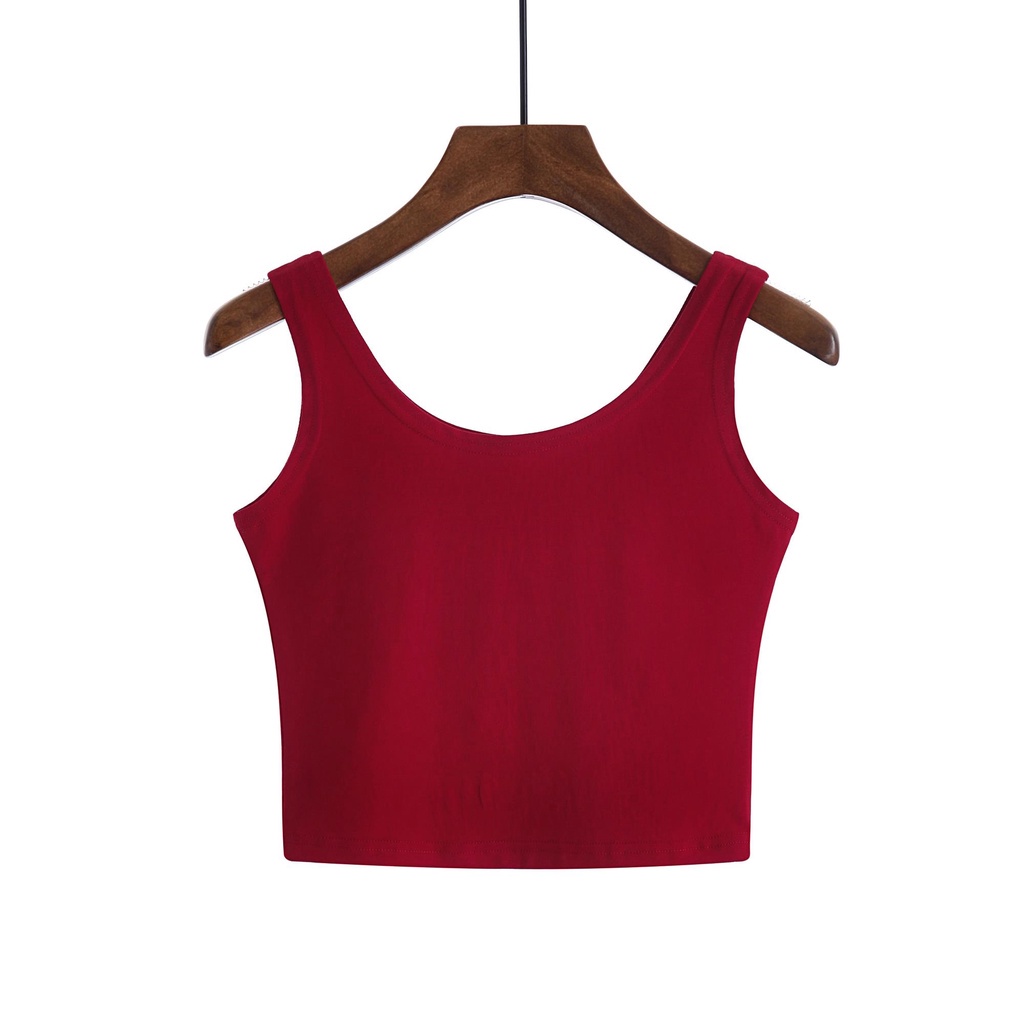 Áo ba lỗ, croptop nữ ôm body tank top vải cotton co giãn,mềm mại