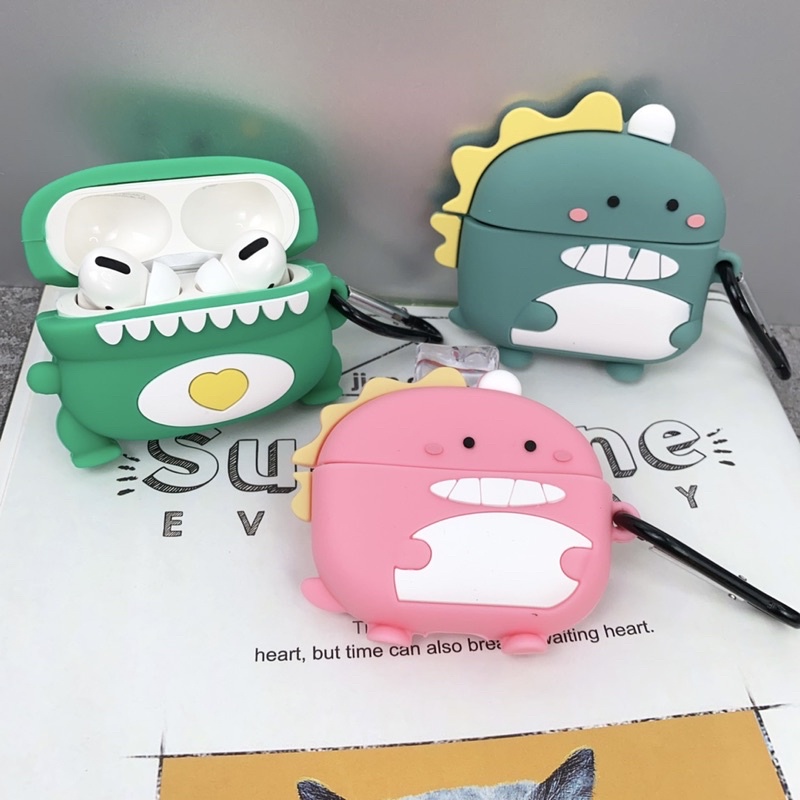 Vỏ bao Airpods 1/ 2/ Pro chất liệu Silicon chống va đập mạnh khi rơi hình dễ thương đáng yêu - CITYCASE