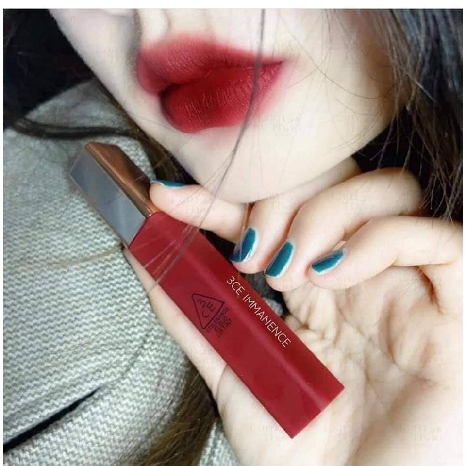 Son kem 3CE Cloud Lip Tint Immanence đỏ rượu sang chảnh, quyến rũ