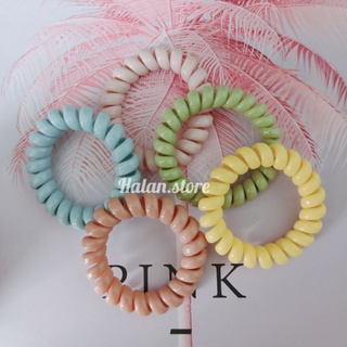 Cột tóc lò xo nhiều màu dễ thương