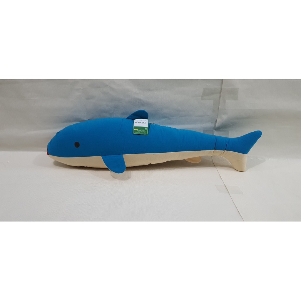 Gối ôm hình cá 7 màu, gối ôm hình thú cho bé 80x17 cm Hometex