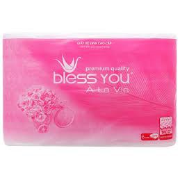 Lốc 6 Cuộn Giấy Vệ Sinh Cao Cấp Bless You À La Vie 2 Lớp