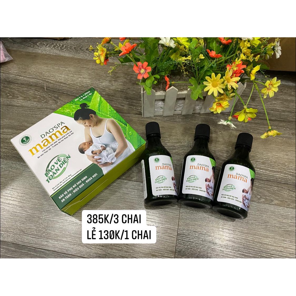 [HÀNG CÔNG TY] Xông tắm cho mẹ sau sinh Dao'spa mama chính gốc Dao đỏ, Đại học Dược HN - DK Pharma