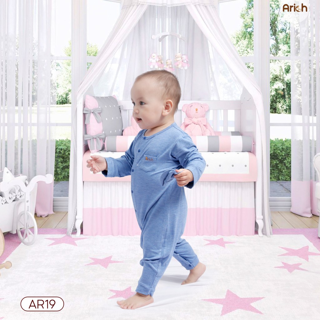 [Mã SKAMCLU8 giảm 10% cho đơn từ 100K] Body dài HOT SỢI TRE ARICH 0-18M