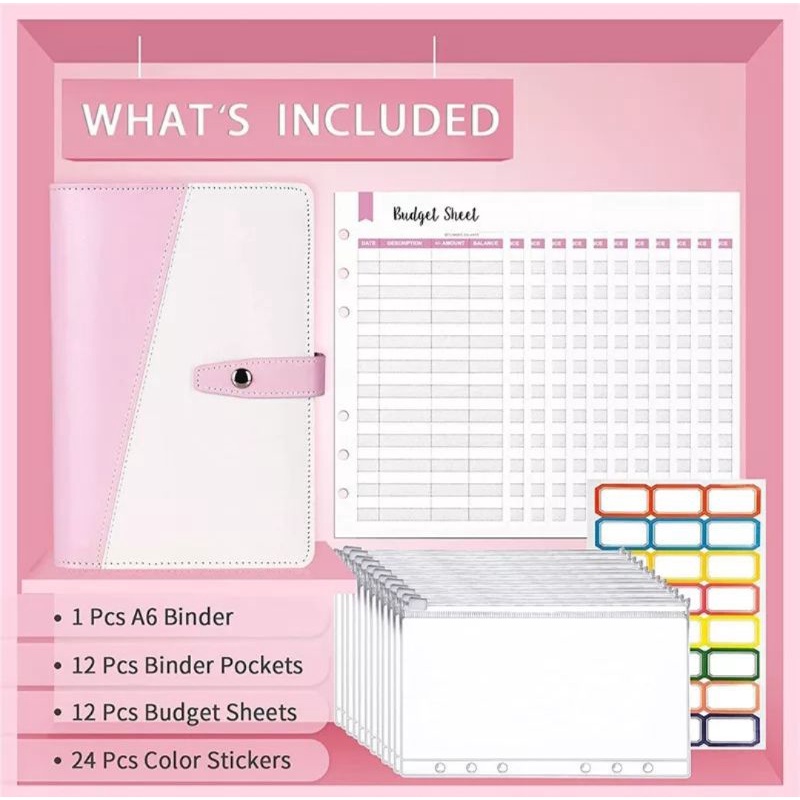 Sổ còng planner thu chi 2 màu mẫu mới size A6